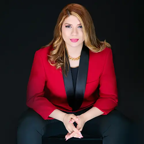 Professional businesswoman portrait during a personal branding photography session in New York